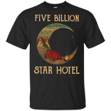 Camping Five Billion Star Hotel Vintage Black T-Shirt Men